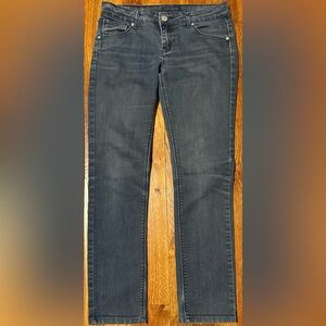 Romeo & Juliet Couture Skinny Jeans Dark Wash Stretch Denim Mid Rise 27